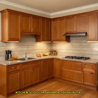 kitchen set jogja bahan jati berkualitas